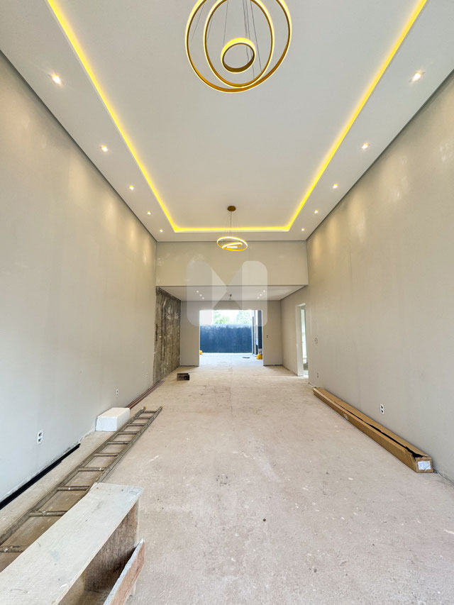 Sala de estar, jantar e cozinha