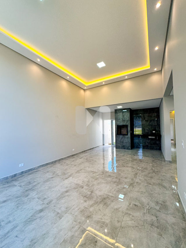 Sala de estar, jantar e gourmet
