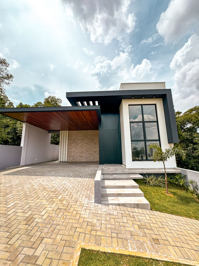 Garagem alta para 2 veículos