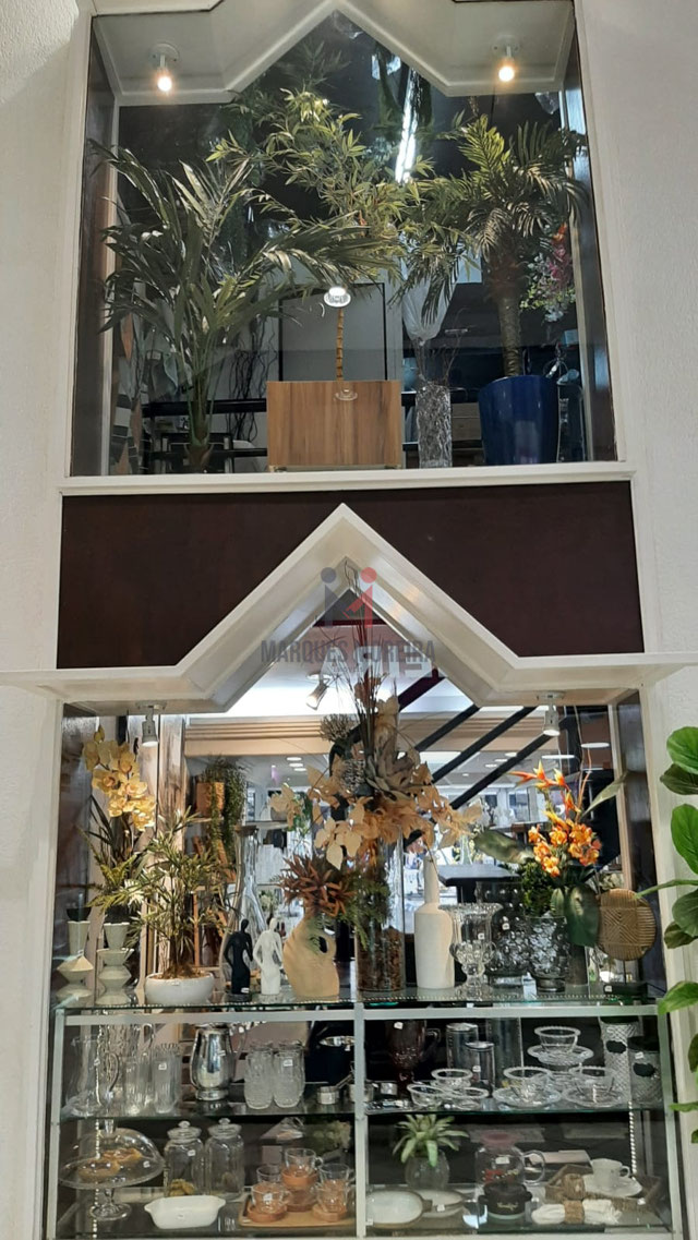 Fachada para o Shopping