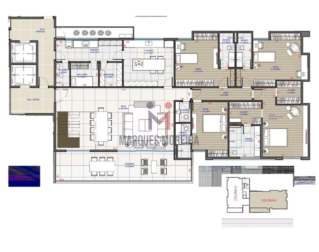planta 4 suite