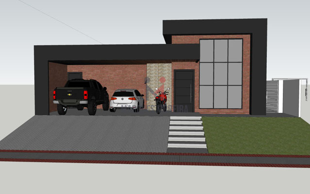 Casa vista de frente (opção 2)