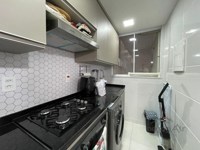 Cozinha com lavanderia