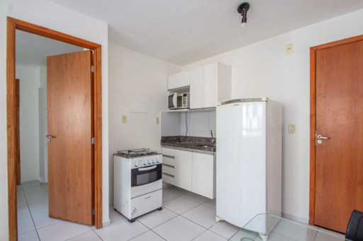 Apartamento mobiliado com 1 quarto para alugar