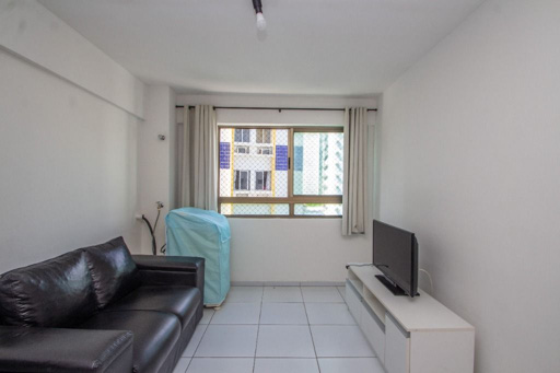 Apartamento mobiliado com 1 quarto para alugar