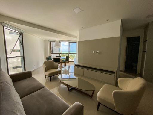 Apartamento frente mar em boa viagem à venda