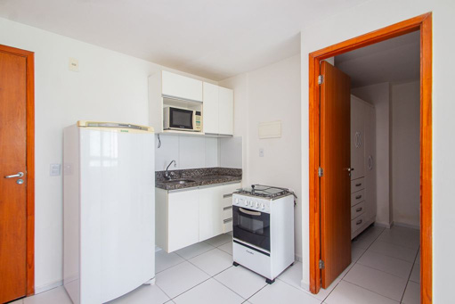 Apartamento mobiliado com 1 dormitório para alugar Boa Viagem