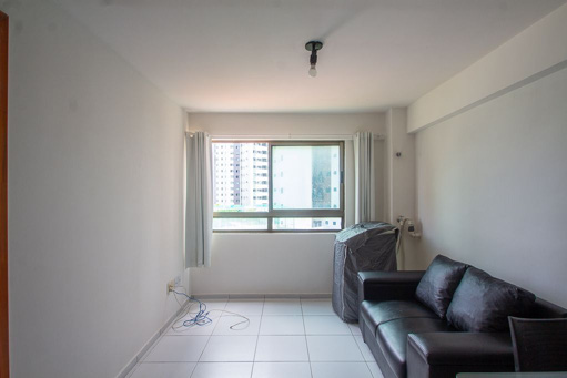 Apartamento mobiliado com 1 dormitório para alugar Boa Viagem