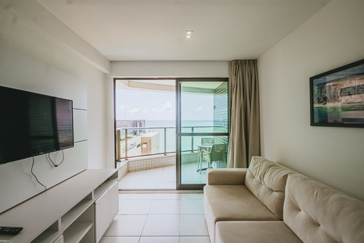 Apartamento em Boa Viagem mobiliado com 1 quarto para alugar