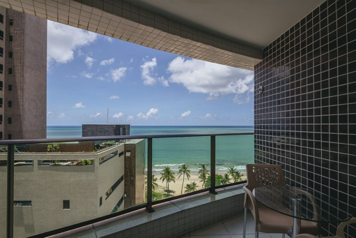 Apartamento em Boa Viagem mobiliado com 1 quarto para alugar