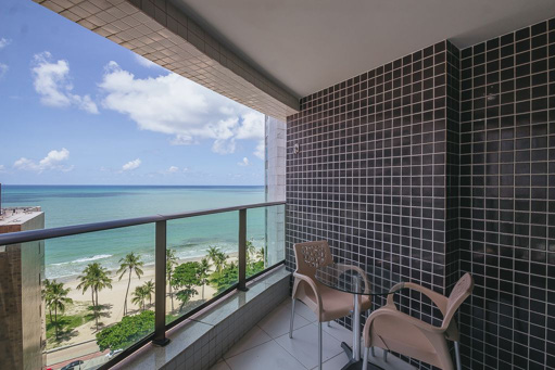 Apartamento em Boa Viagem mobiliado com 1 quarto para alugar