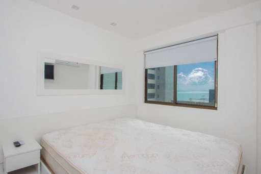 Apartamento mobiliado para alugar com 1 quarto em Boa Viagem
