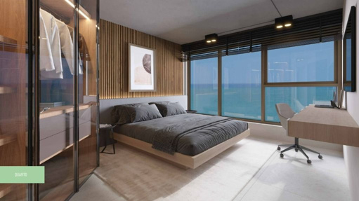 Estúdio para vender em Boa Viagem com vista mar