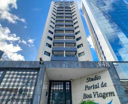 Flat 1 quarto na Avenida Boa Viagem