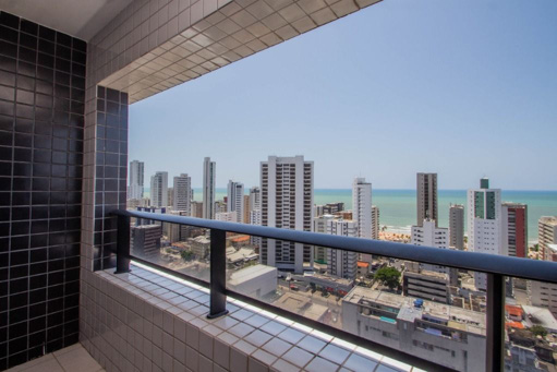 Flat para alugar em Boa Viagem com vista mar