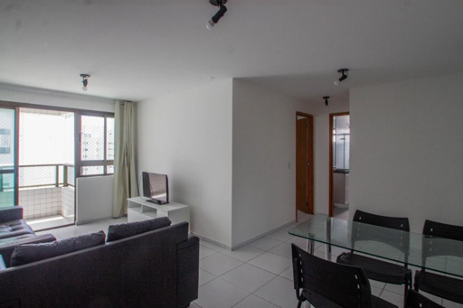 Apartamento mobiliado com 2 quartos para alugar 