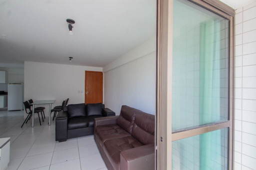 Apartamento mobiliado com 2 quartos para alugar