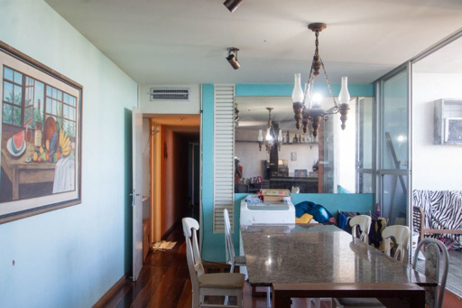Apartamento com varanda vista do mar em Piedade à venda