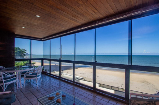 Apartamento frente mar de Piedade para alugar