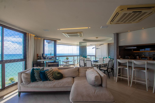 Apartamento com 3 quartos mobiliadíssimo para alugar em Boa Viagem
