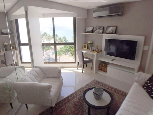 Apartamento beira mar boa viagem à venda