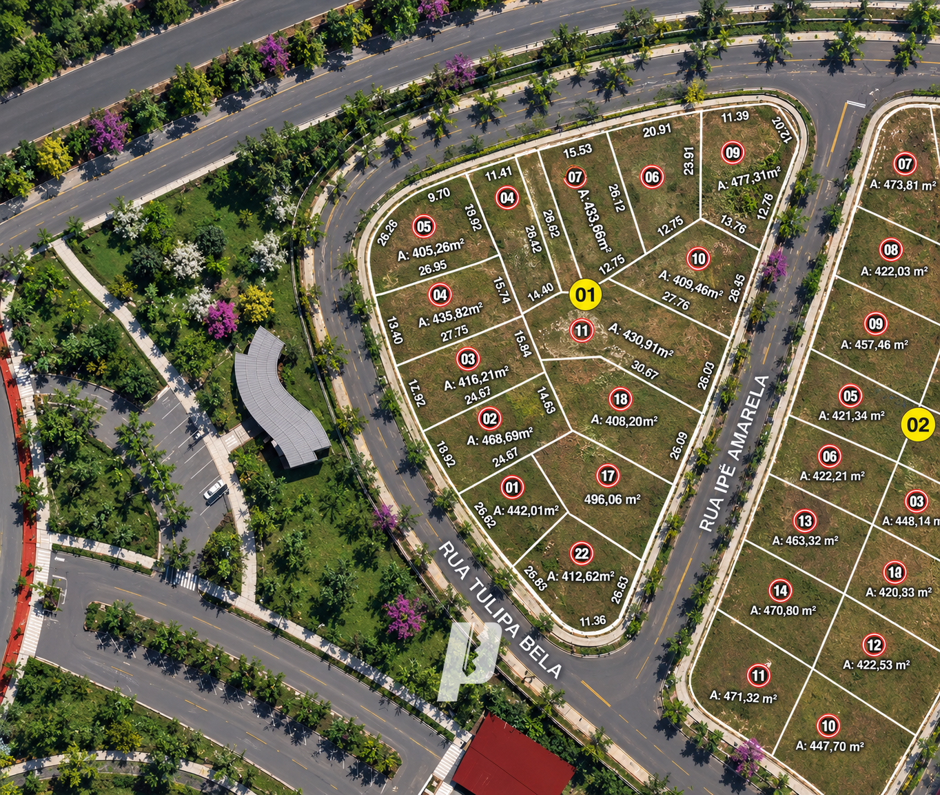 Ágio de Terreno com 477,31m² à venda no Hamoa Resort Residencial, Rio Verde GO