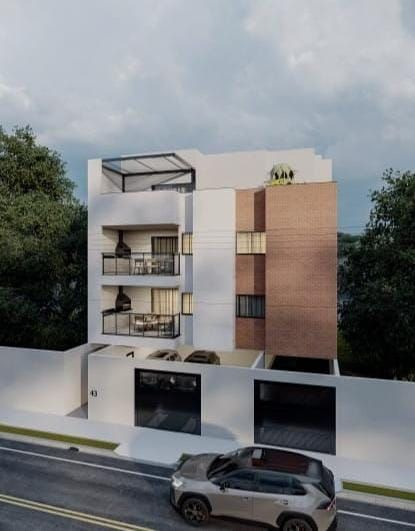 Prédio com fachada moderna