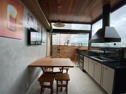 Espaço gourmet com planejados