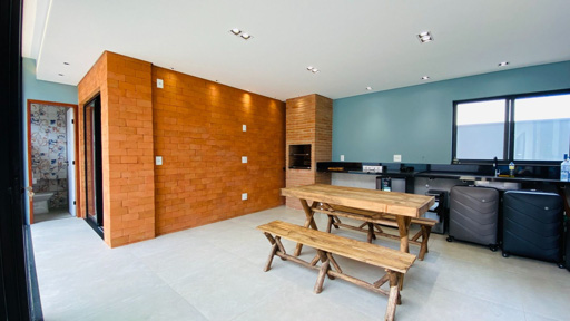 Espaço gourmete completo