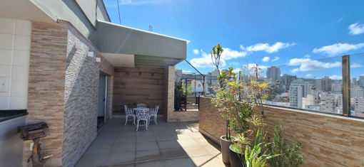 Cobertura com espaço gourmet