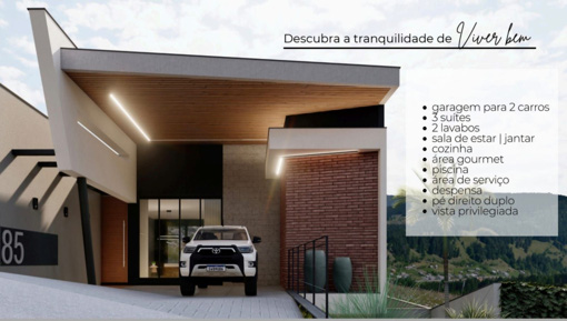 projeção frente casa