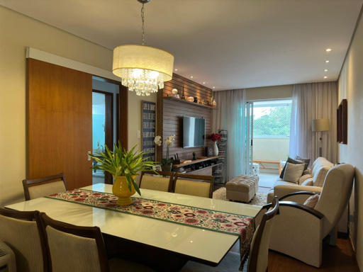 Sala integrada espaço gourmet