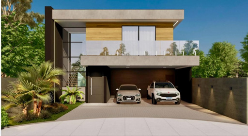 Garagem para 2 carros cobertos