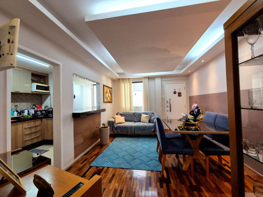 sala com rebaixamento em gesso