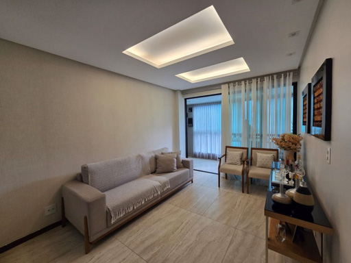 Sala integrada à varanda gourmet