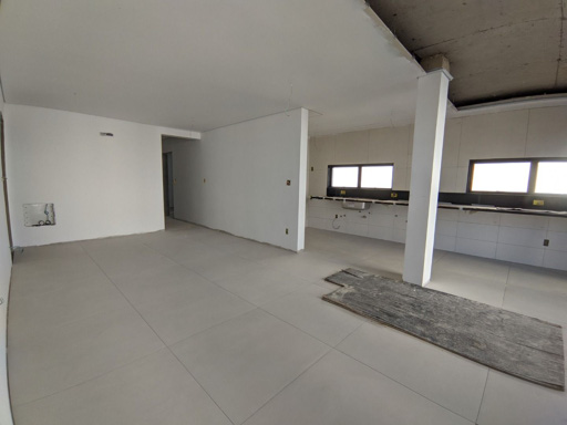 Sala integrada com a varanda