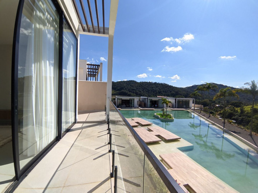 Varanda com linda vista