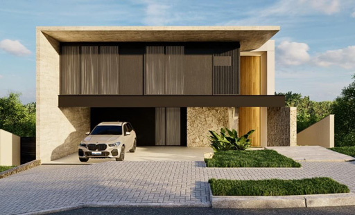 Fachada contemporânea