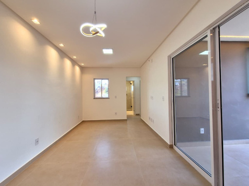 Sala com iluminação pronta