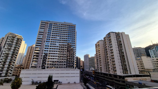 Vista da sala do apto