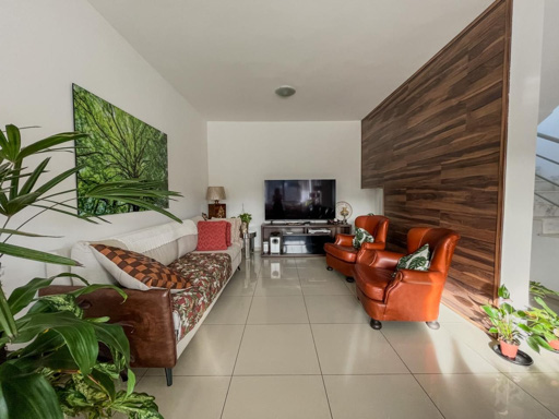 A sala em dois ambientes