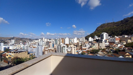 Linda vista do terraço