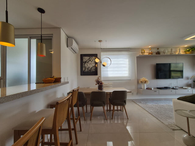 Sala de jantar e de estar