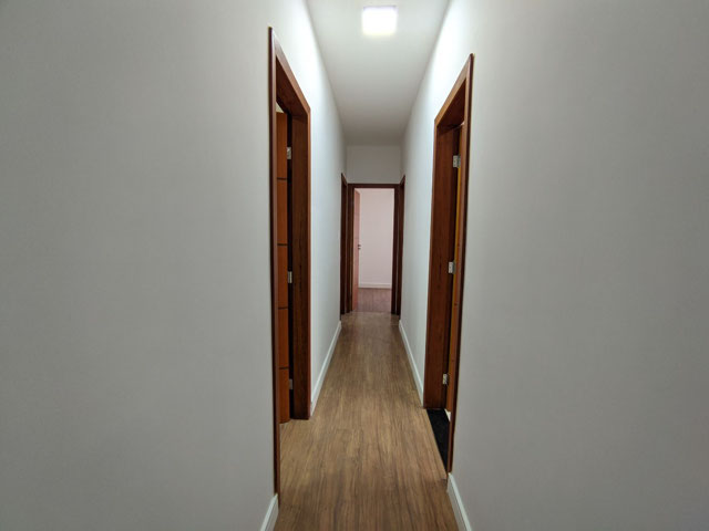 Corredor de acesso aos quartos