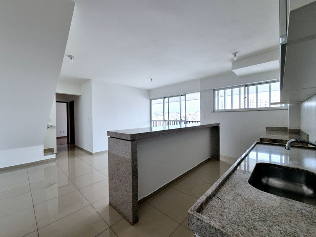 Sala integrada a cozinha