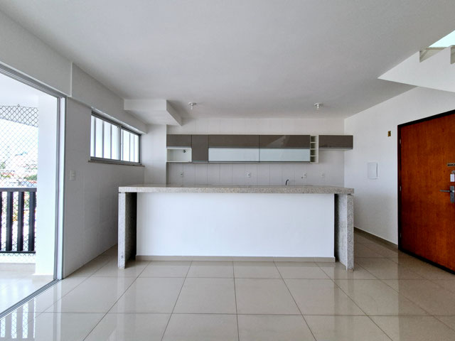 Sala integrada a cozinha