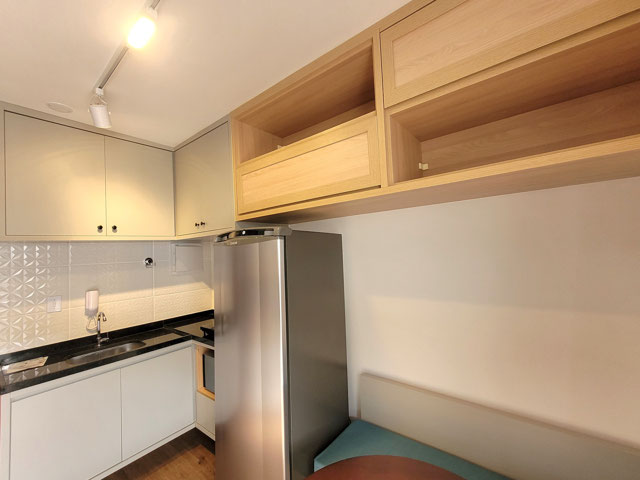 SALA CONJUGADA COM A COZINHA