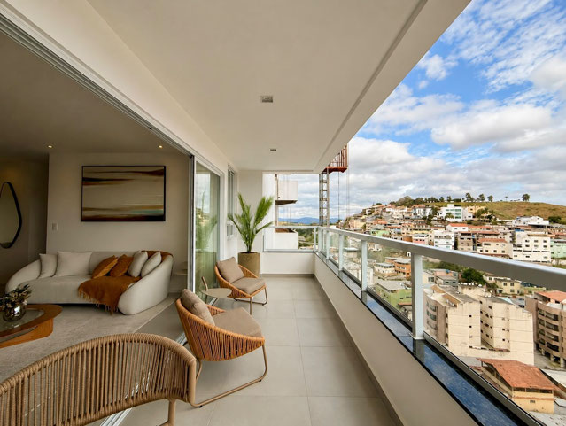 VARANDA GOURMET (FOTO DECORADO 3 QUARTOS TIPO)