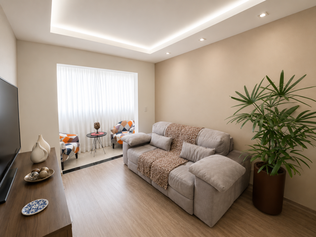 SALA EM DOIS AMBIENTES