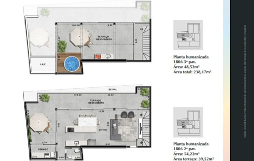 2º e 3º pavimentos